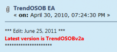 Kostenloser Trend OSOB Expert Advisor EA Test - Bild 1.