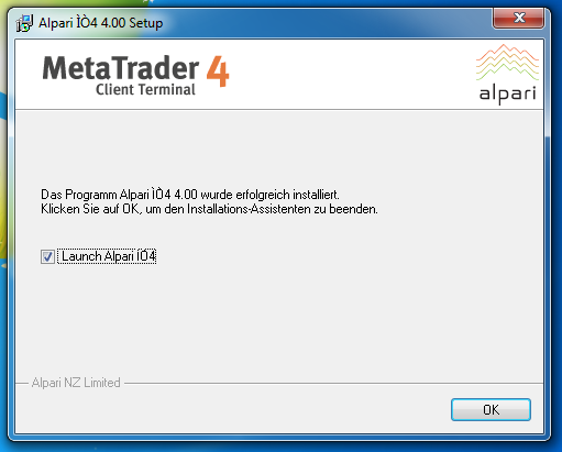 Metatrader 4 Download und Installationsanleitung - Bild 8.