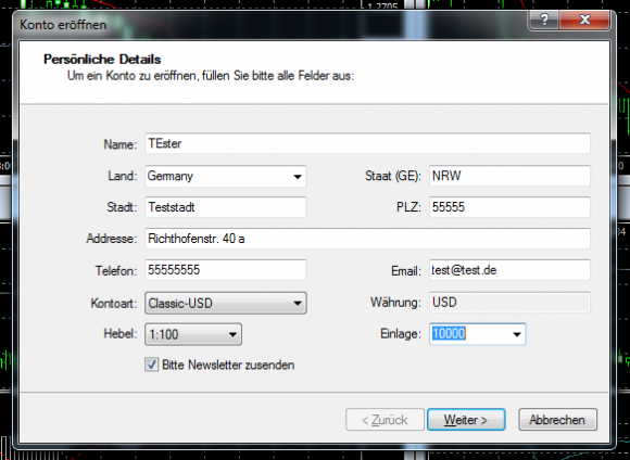 Metatrader 4 Download und Installationsanleitung - Bild 9.